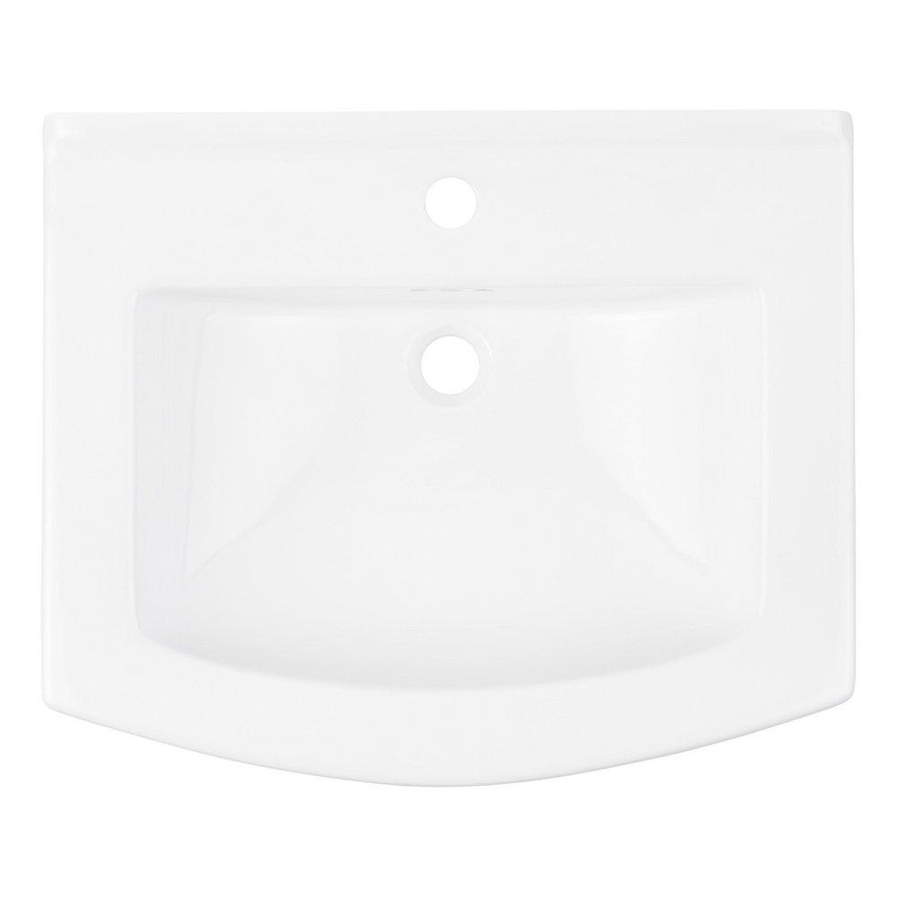 PENNFIELD PORCELAIN PEDESTAL SINK - SINGLE-HOLE 