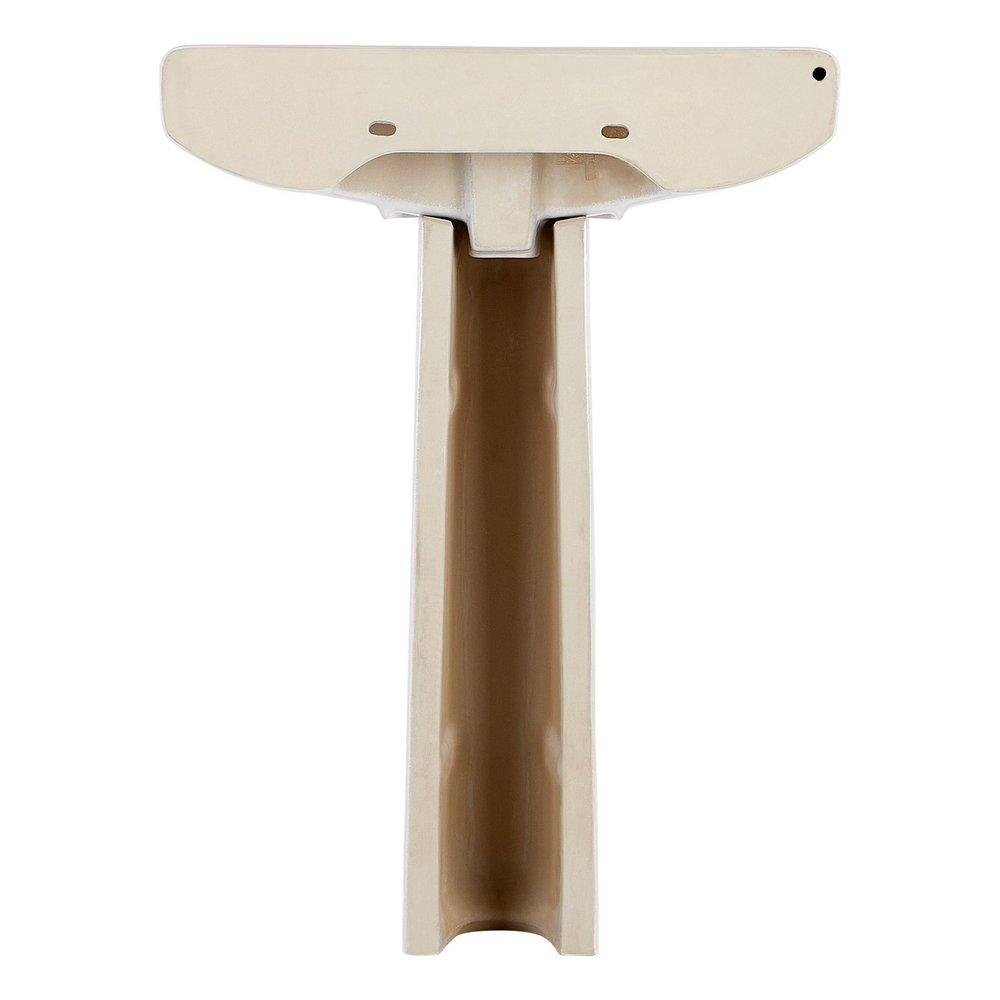 24-3/8 in. Wall Mount Specialty Porcelain Bathroom Sink in White 