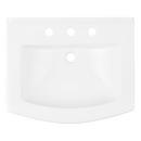 PENNFIELD PORCELAIN PEDESTAL SINK - 8 WIDESPREAD 