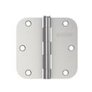 PACK OF THREE 3.5X3.5 PLAIN BEARING 5/8 RADIUS CORNER MORTISE HINGES 