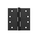 4 x 4 in. Square Corner Hinge in Matte Black (Pack of 3) 