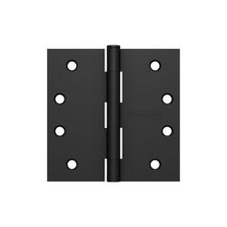 4 x 4 in. Square Corner Hinge in Matte Black (Pack of 3)
