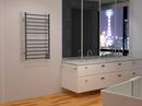 RADIANT LARGE HARDWIRED SQUARE 12 BAR TOWEL WARMER IN MATTE BLACK 