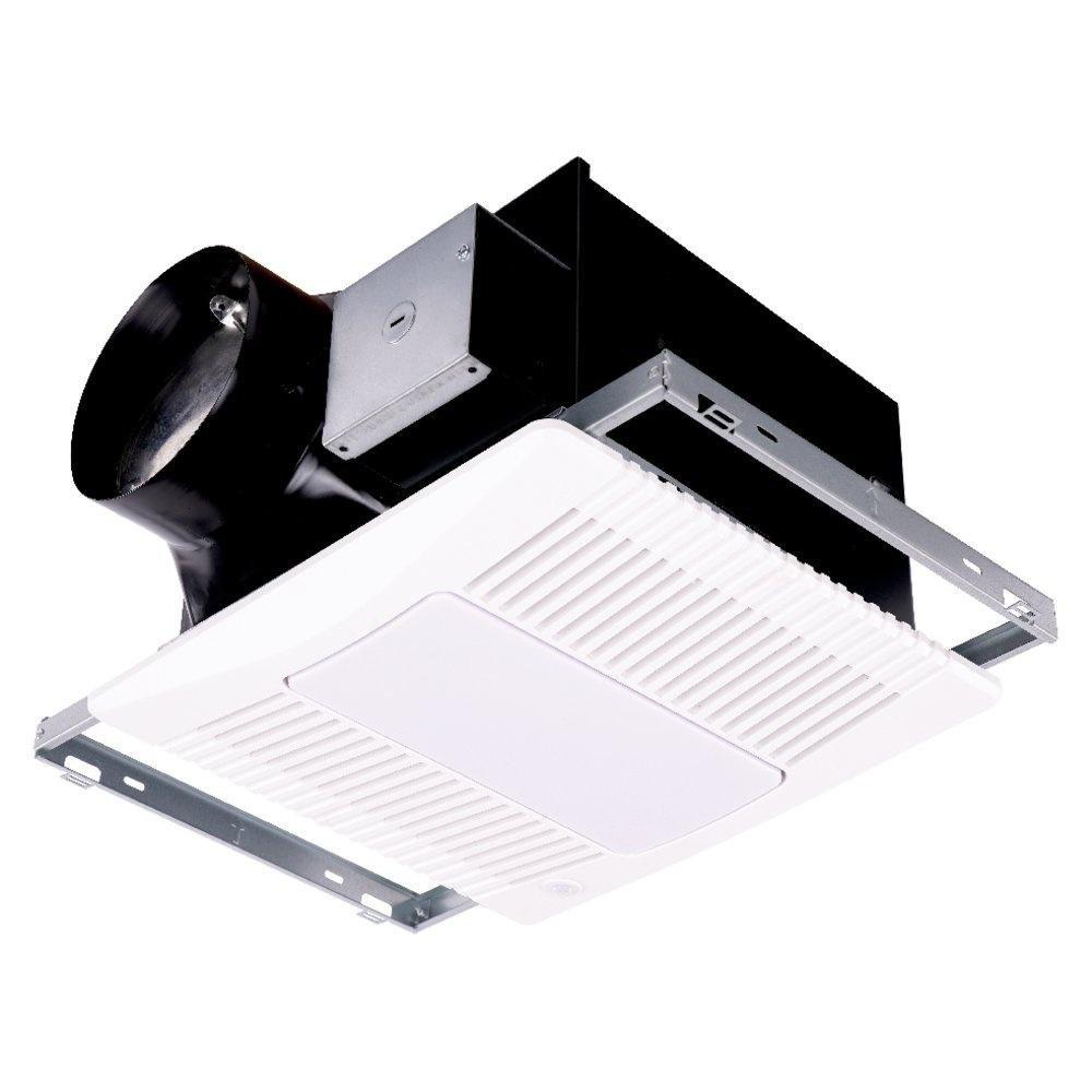 BATH FAN - SURFACE MOUNT - 2 SENSOR GRILLE W/ LED - 140 CFM - 6 