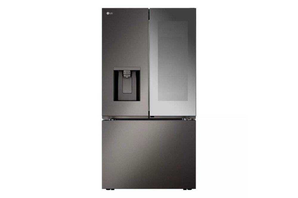 26 CU FT 3 DOOR FRENCH DOOR, COUNTER DEPTH, INSTAVIEW DID, 4 KINDS OF ICE, PRINTPROOF BLACK STAINLESS STEEL 