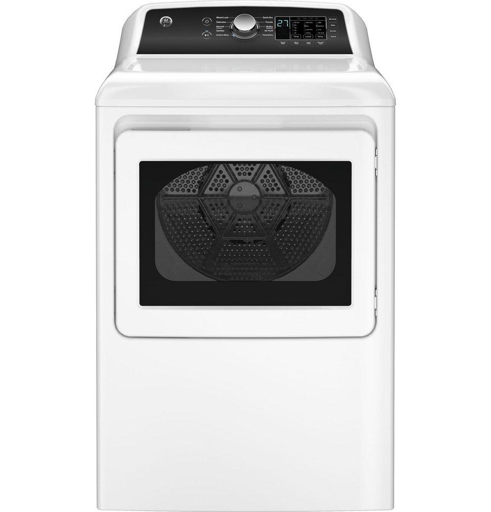 GE ELECTRIC DRYER-SUPER CAPACITY - 7.0 - SILVER BACKSPLASH-SS DRUM 