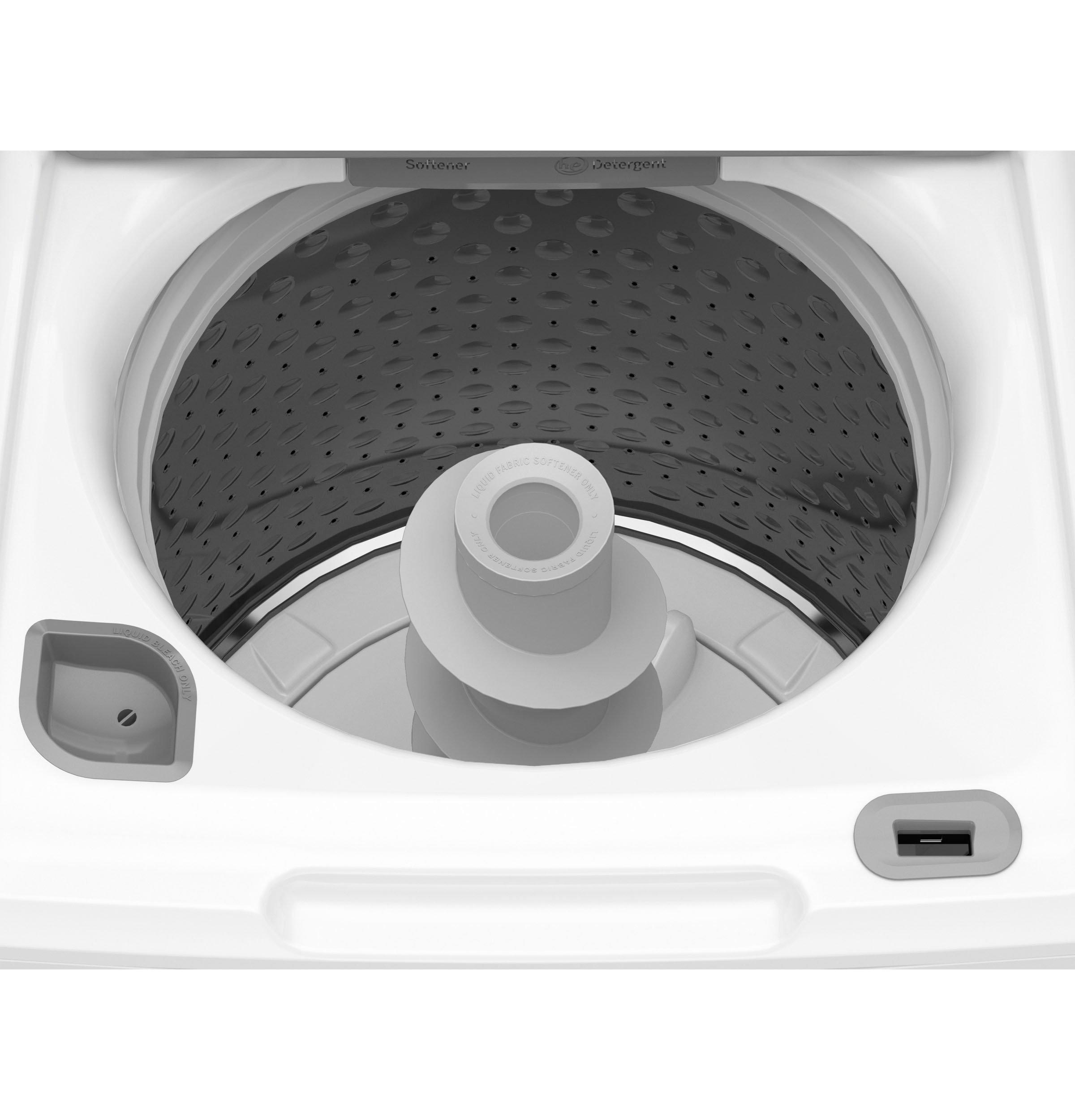 GE&reg; White 27 x 46 x 27 in. 10A 4.5 cu. ft. Top Load Washer 