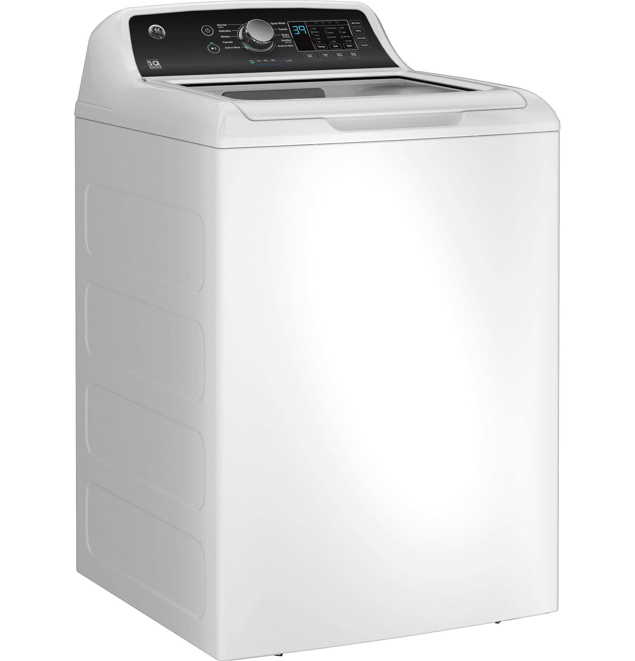 GE&reg; White 27 x 46 x 27 in. 10A 4.5 cu. ft. Top Load Washer 