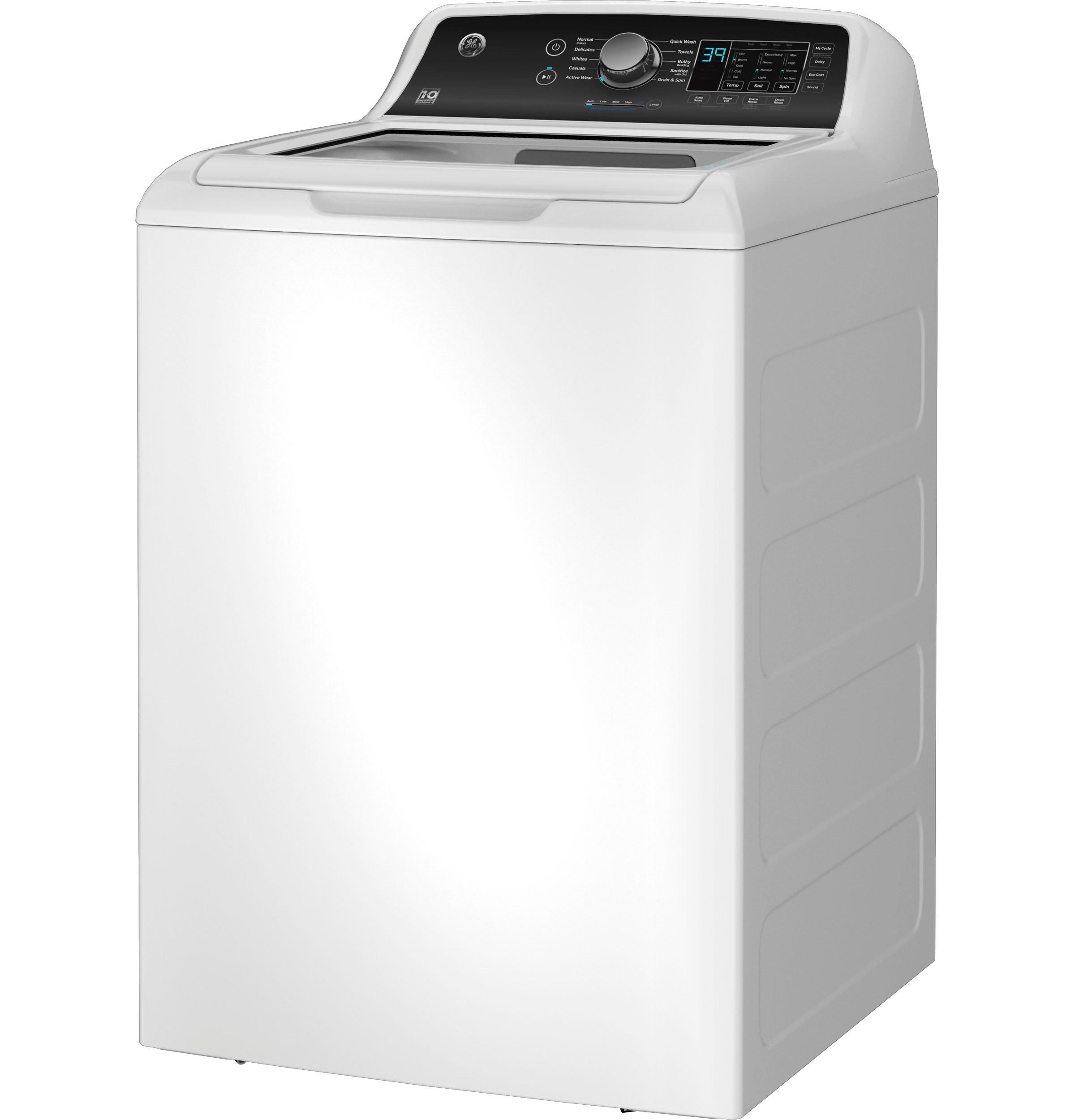GE&reg; White 27 x 46 x 27 in. 10A 4.5 cu. ft. Top Load Washer 
