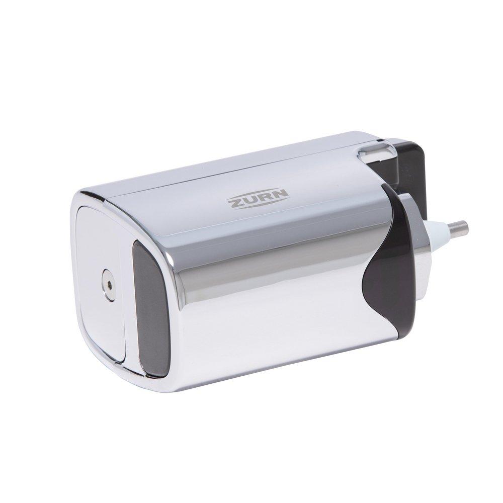 SERIES AUTOMATIC BATTERY-POWERED FLUSH VALVE RETROFIT KIT WITH A CHROME PLATED METAL COVER 