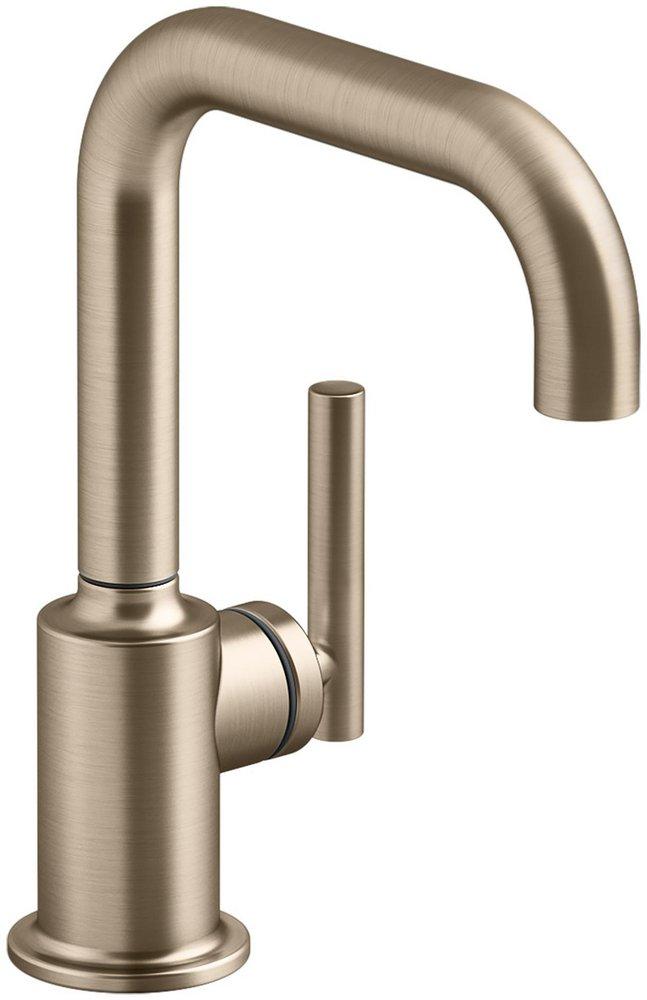 Single Handle Monoblock Bathroom Sink Faucet in Vibrant&reg; Brushed Bronze 