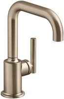Single Handle Monoblock Bathroom Sink Faucet in Vibrant&reg; Brushed Bronze 