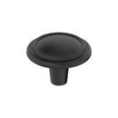 1-1/4 in. Round Cabinet Knob in Matte Black
