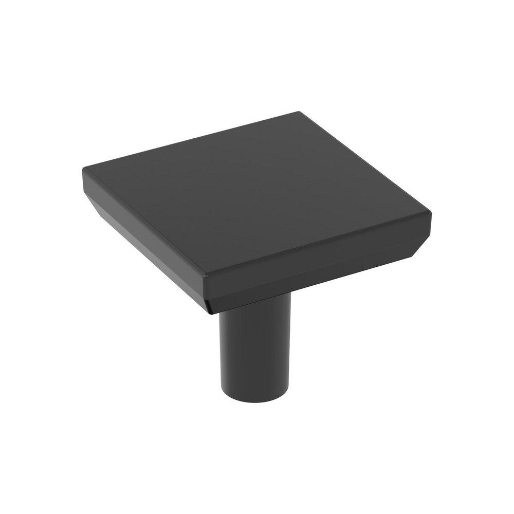 EVERYDAY MODERN 1-1/16 IN 28 MM LENGTH MATTE BLACK CABINET KNOB MABL 