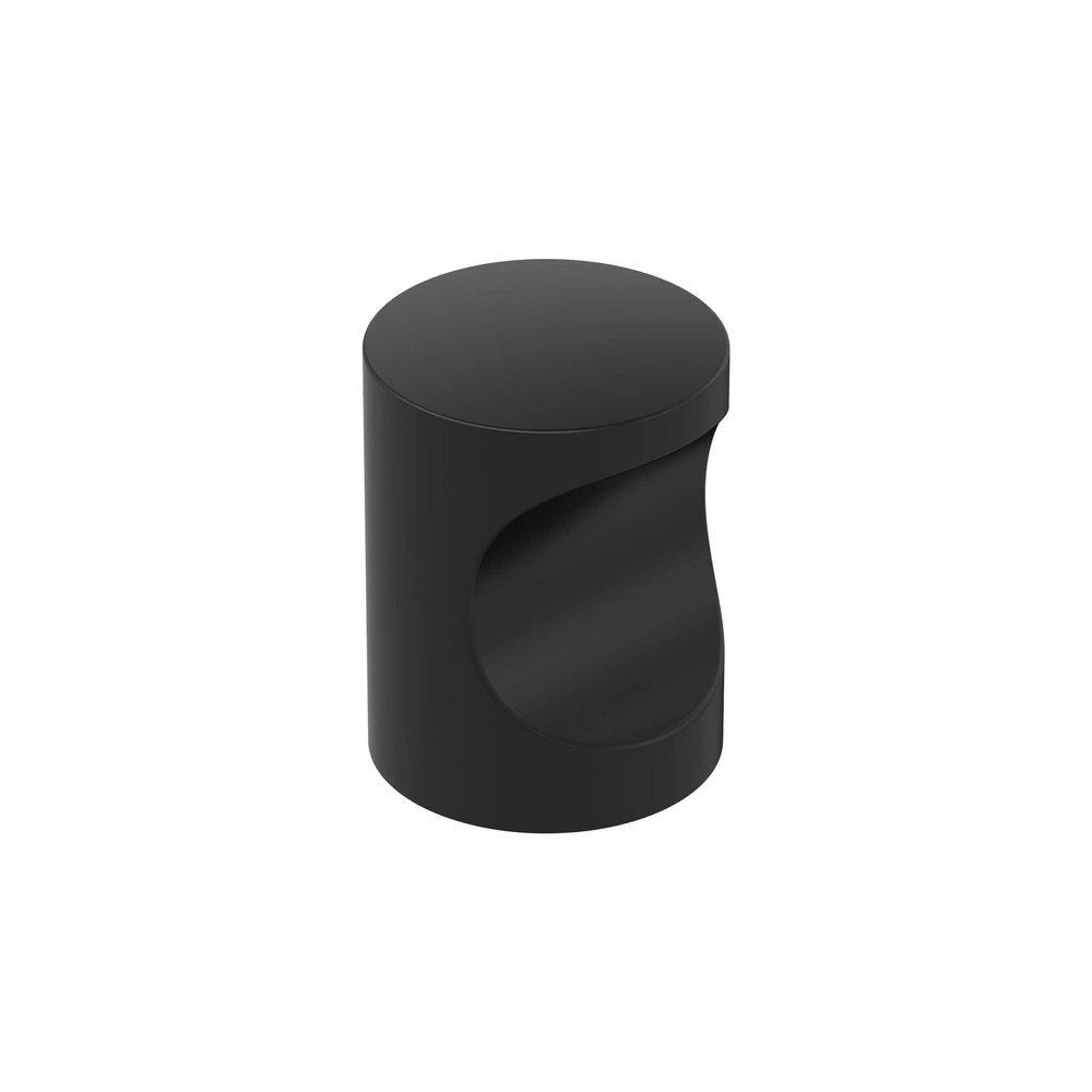 EVERYDAY MODERN 11/16 IN 18 MM DIAMETER MATTE BLACK CABINET KNOB MABL 