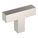 1-15/16 in. Cabinet Knob in Brushed Satin Nickel