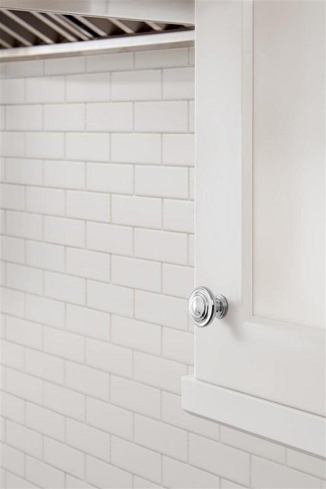 Amerock Polished Chrome 1-5/16 in. Round Knob 