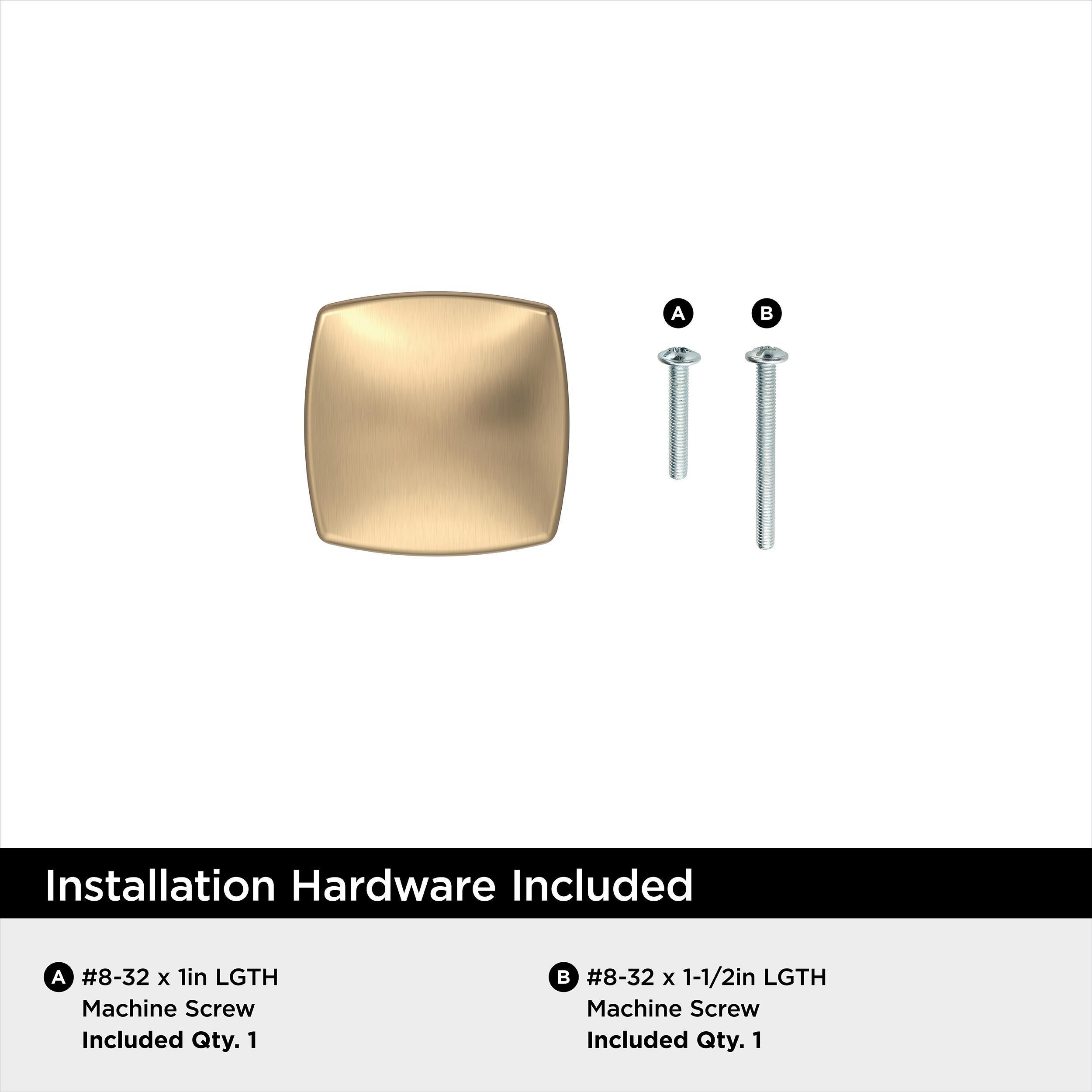 EVERYDAY HERITAGE 1-3/16 IN 30 MM LENGTH CHAMPAGNE BRONZE CABINET KNOB CHBR 