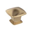 1-3/16 in. Square Cabinet Knob in Champagne Bronze