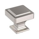 1-3/16 in. Cabinet Knob in Brushed Satin Nickel