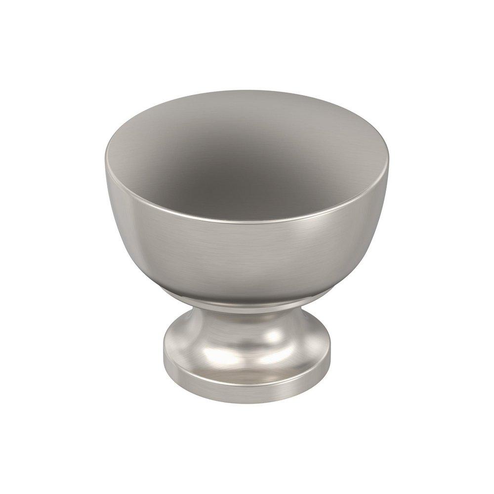 EVERYDAY TRANSITIONAL 1-1/4 IN 32 MM DIAMETER SATIN NICKEL CABINET KNOB SN 