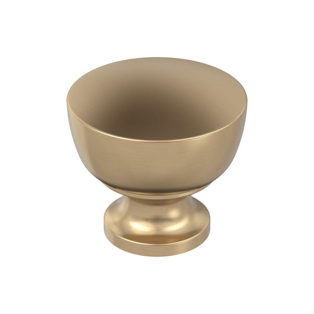 EVERYDAY TRANSITIONAL 1-1/4 IN 32 MM DIAMETER CHAMPAGNE BRONZE CABINET KNOB CHBR 