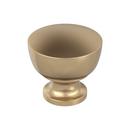 1-1/4 in. Round Cabinet Knob in Champagne Bronze
