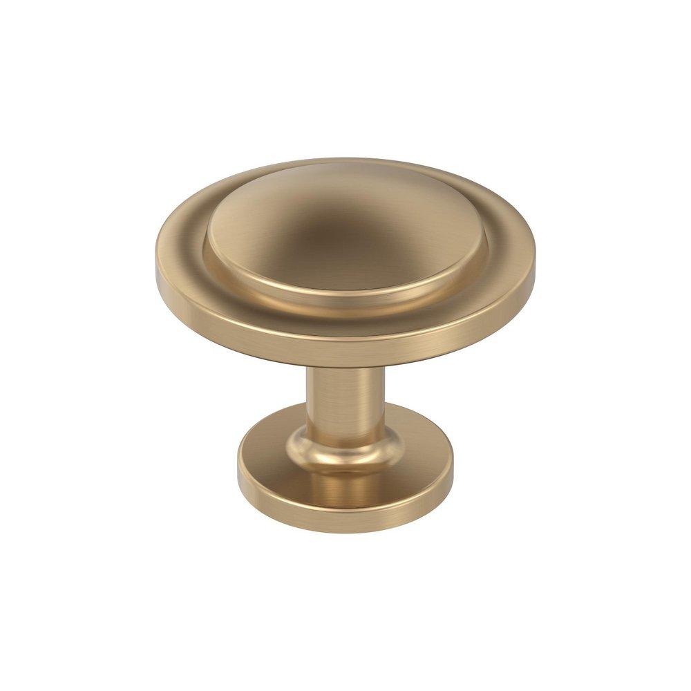 EVERYDAY TRANSITIONAL 1-3/16 IN 30 MM DIAMETER CHAMPAGNE BRONZE CABINET KNOB CHBR 