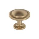1-3/16 in. Round Cabinet Knob in Champagne Bronze