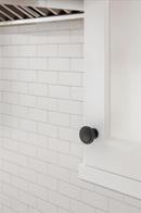 EVERYDAY TRANSITIONAL 1-3/16 IN 30 MM DIAMETER MATTE BLACK CABINET KNOB MABL 