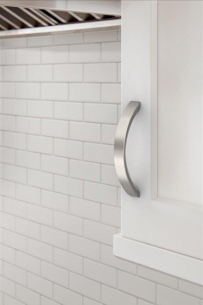 EVERYDAY MODERN 3-3/4 IN 96 MM CENTER-TO-CENTER SATIN NICKEL CABINET PULL SN 