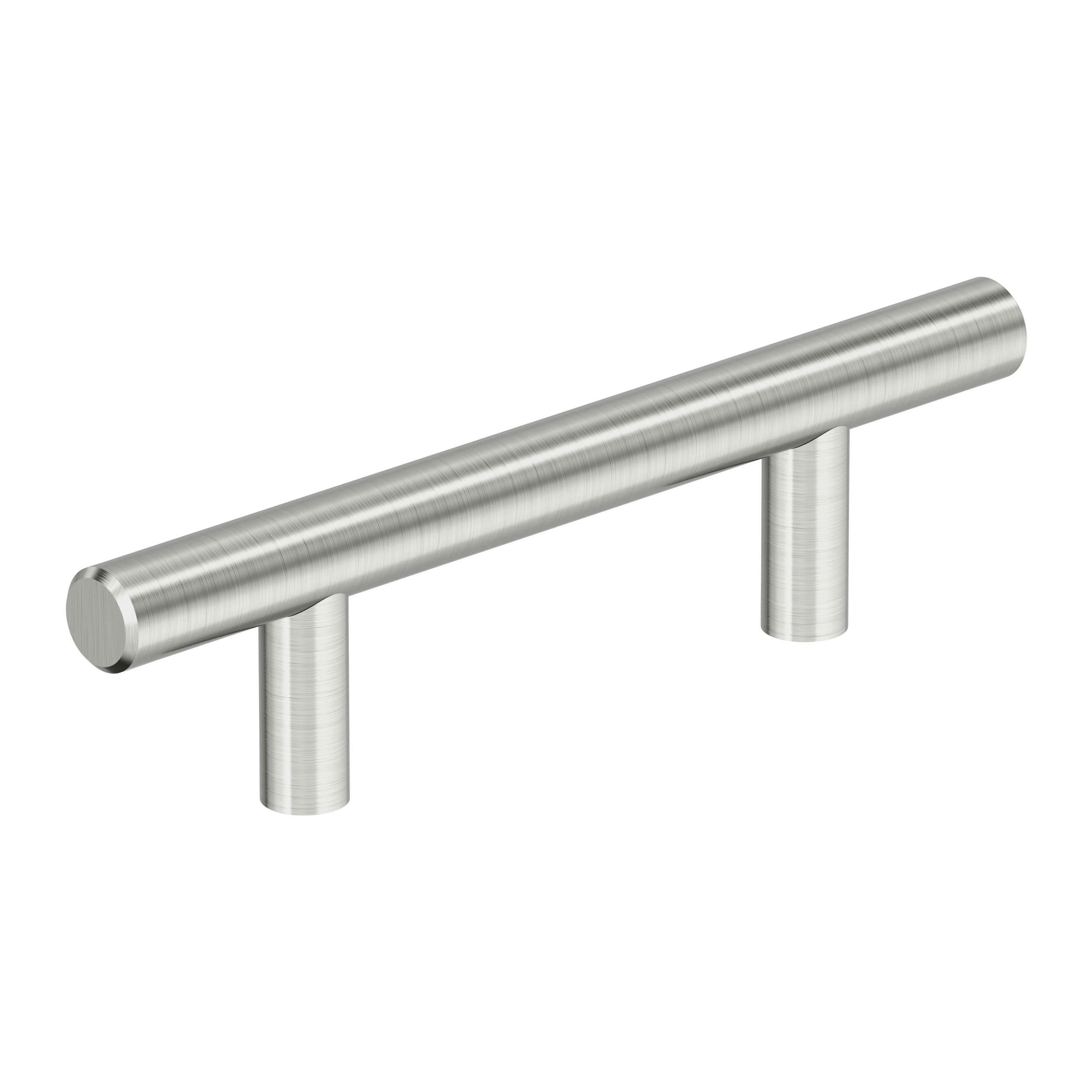 Amerock Stainless Steel 3 in. Center-to-Center Drawer Pull 