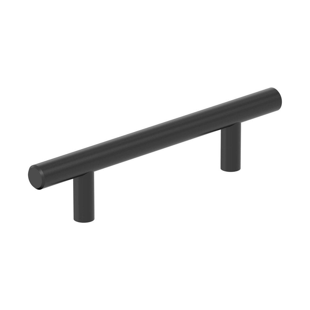 EVERYDAY MODERN 3-3/4 IN 96 MM CENTER-TO-CENTER MATTE BLACK CABINET PULL MABL 