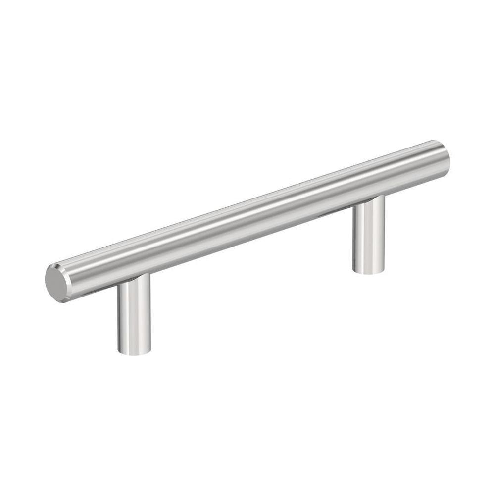 EVERYDAY MODERN 3-3/4 IN 96 MM CENTER-TO-CENTER POLISHED CHROME CABINET PULL CP 