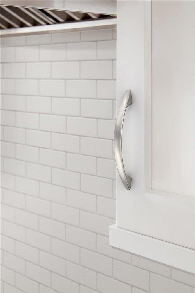 EVERYDAY MODERN 3-3/4 IN 96 MM CENTER-TO-CENTER SATIN NICKEL CABINET PULL SN 