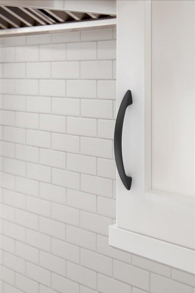 Amerock Matte Black 3-3/4 in. Center-to-Center Pull 