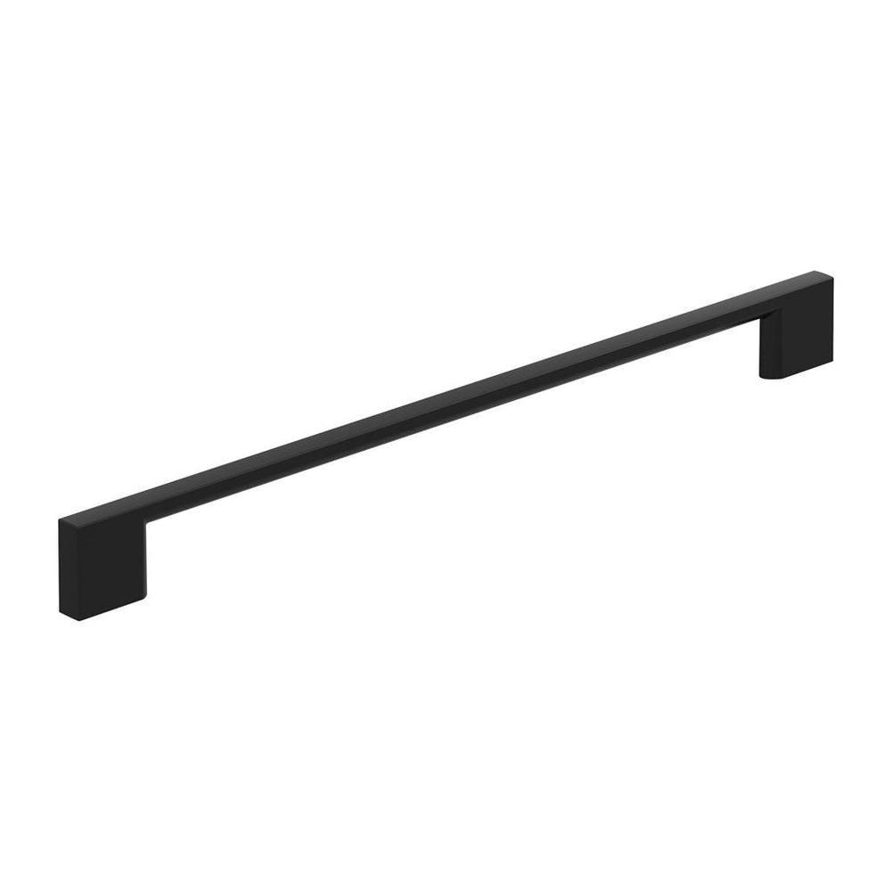 EVERYDAY MODERN 10-1/16 IN 256 MM CENTER-TO-CENTER MATTE BLACK CABINET PULL MABL 