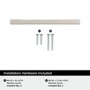 EVERYDAY MODERN 3-3/4 IN 96 MM CENTER-TO-CENTER SATIN NICKEL CABINET PULL SN 