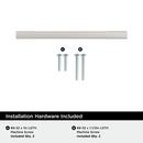 EVERYDAY MODERN 3-3/4 IN 96 MM CENTER-TO-CENTER POLISHED CHROME CABINET PULL CP 