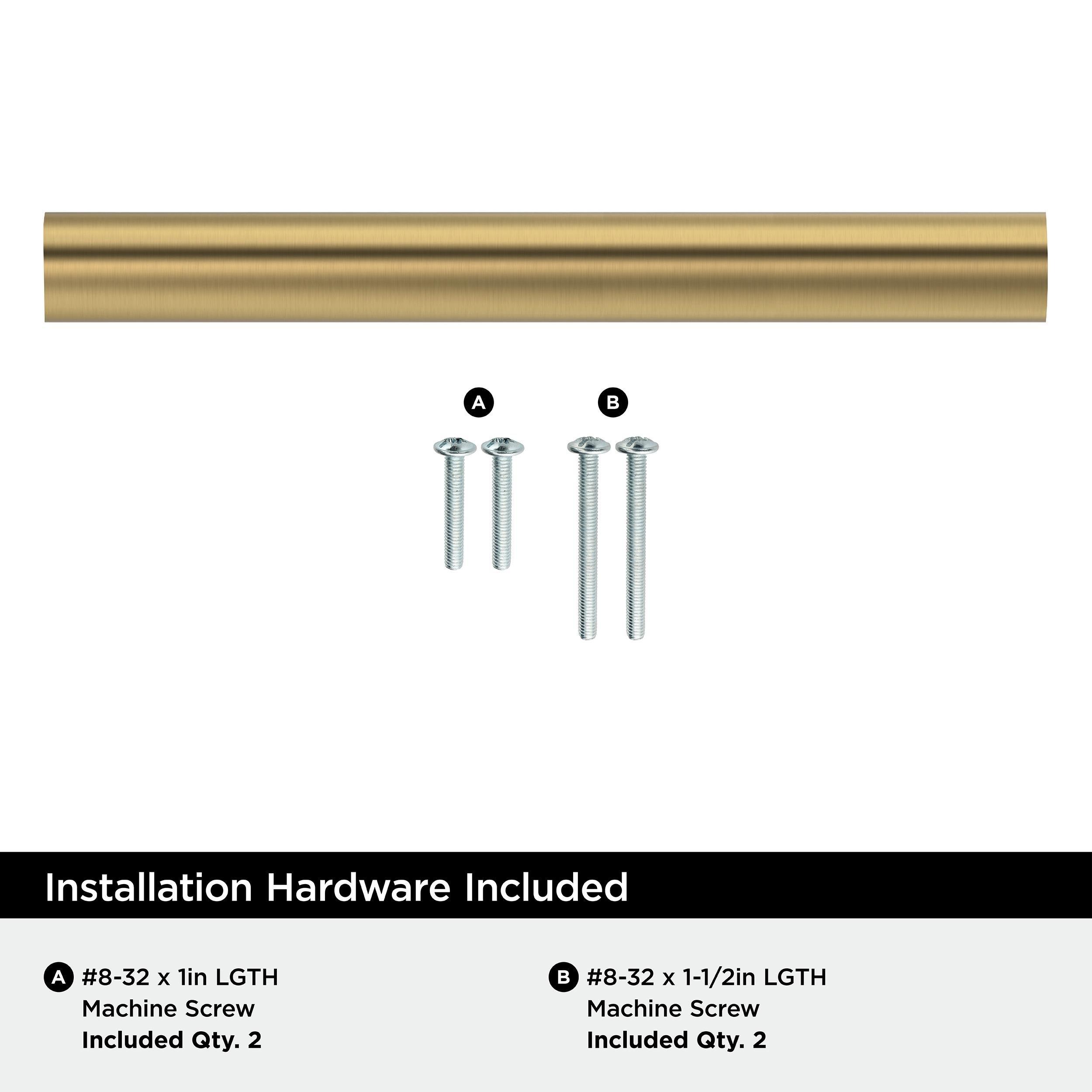 EVERYDAY MODERN 5-1/16 IN 128 MM CENTER-TO-CENTER CHAMPAGNE BRONZE CABINET PULL CHBR 