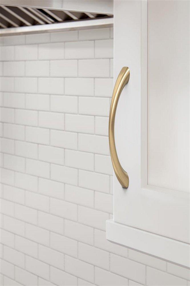 VAILE 5-1/16 IN 128 MM CENTER-TO-CENTER CHAMPAGNE BRONZE CABINET PULL CHBR 