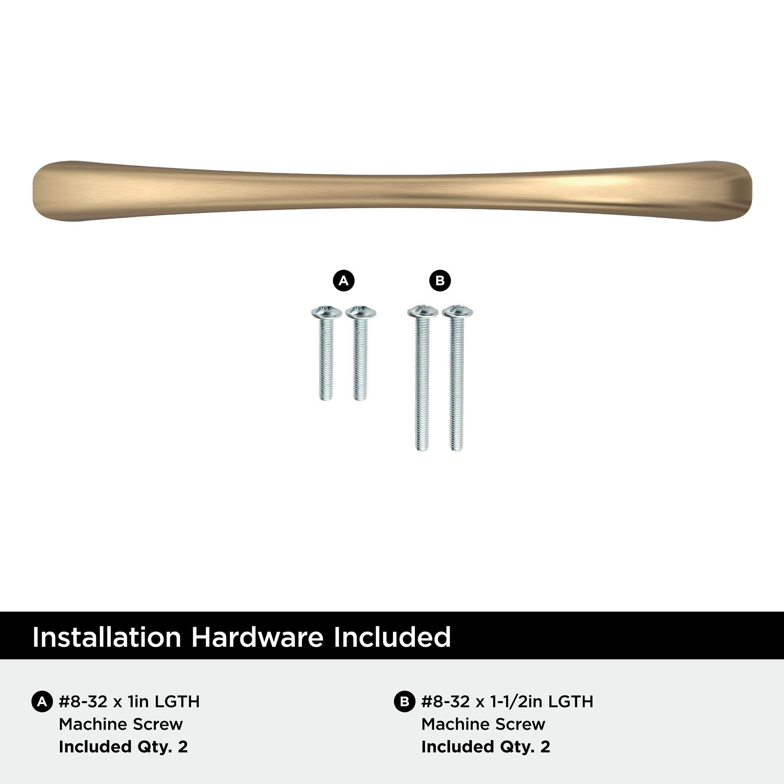 VAILE 5-1/16 IN 128 MM CENTER-TO-CENTER CHAMPAGNE BRONZE CABINET PULL CHBR 