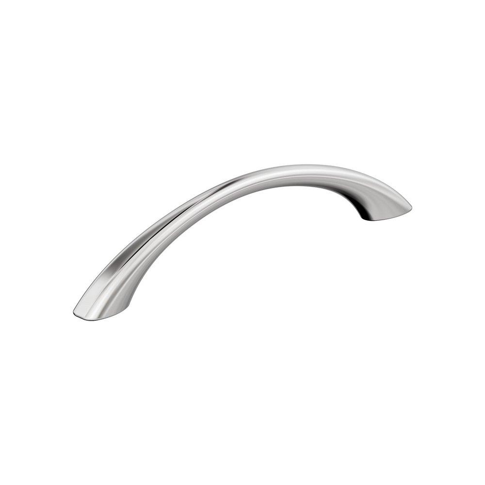 VAILE 5-1/16 IN 128 MM CENTER-TO-CENTER POLISHED CHROME CABINET PULL CP 