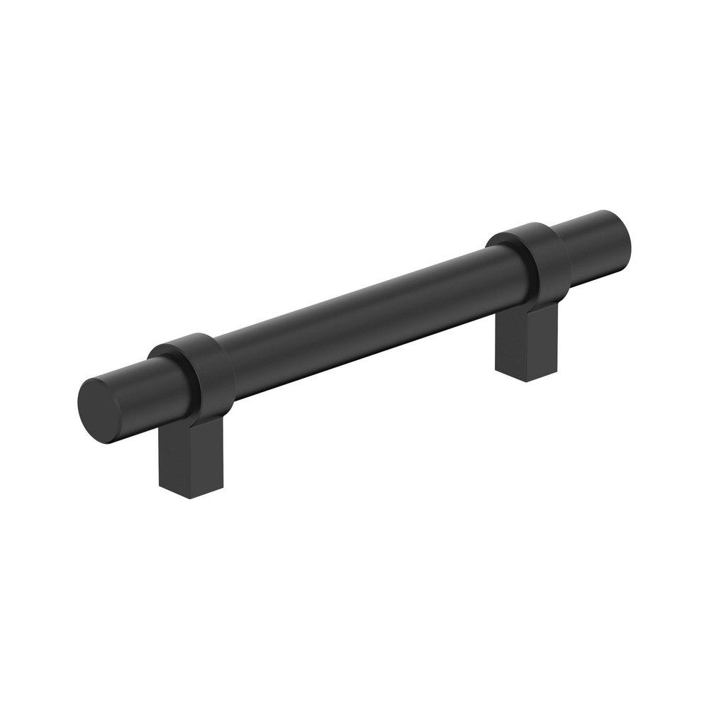 EVERYDAY MODERN 3-3/4 IN 96 MM CENTER-TO-CENTER MATTE BLACK CABINET PULL MABL 