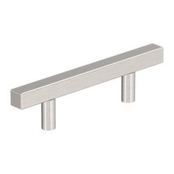 3 in. Center-to-Center Drawer Pull in Brushed Satin Nickel