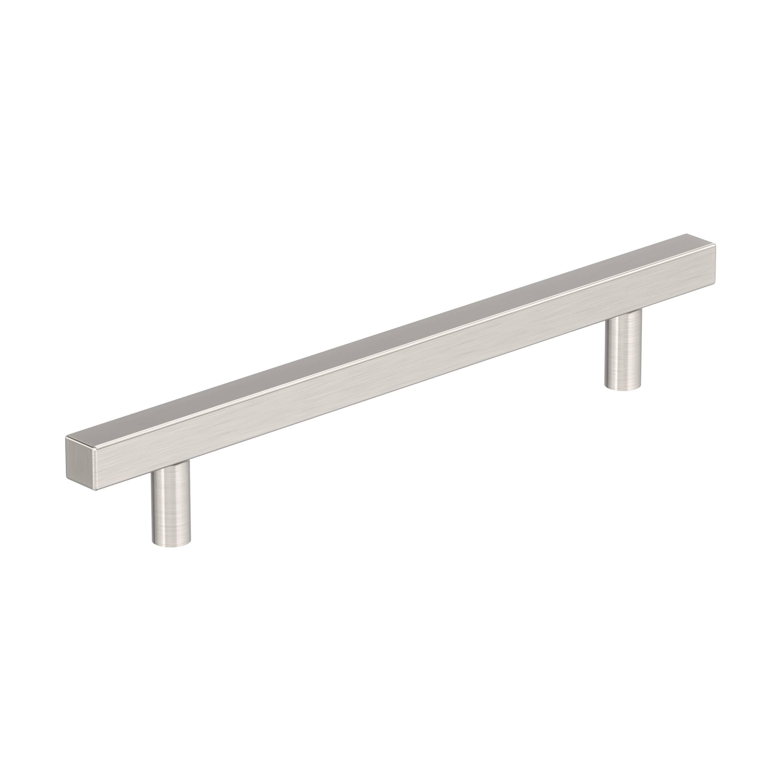 Amerock Brushed Satin Nickel 6-5/16 in. Center-to-Center Drawer Pull 
