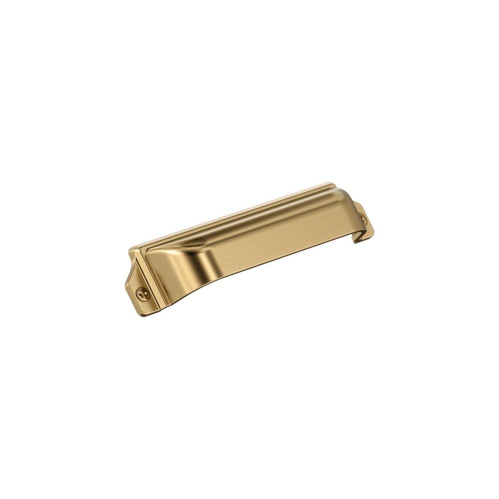 EVERYDAY TRANSITIONAL 3 IN 76 MM & 3-3/4 IN 96 MM CENTER-TO-CENTER CHAMPAGNE BRONZE CABINET CUP PULL CHBR 
