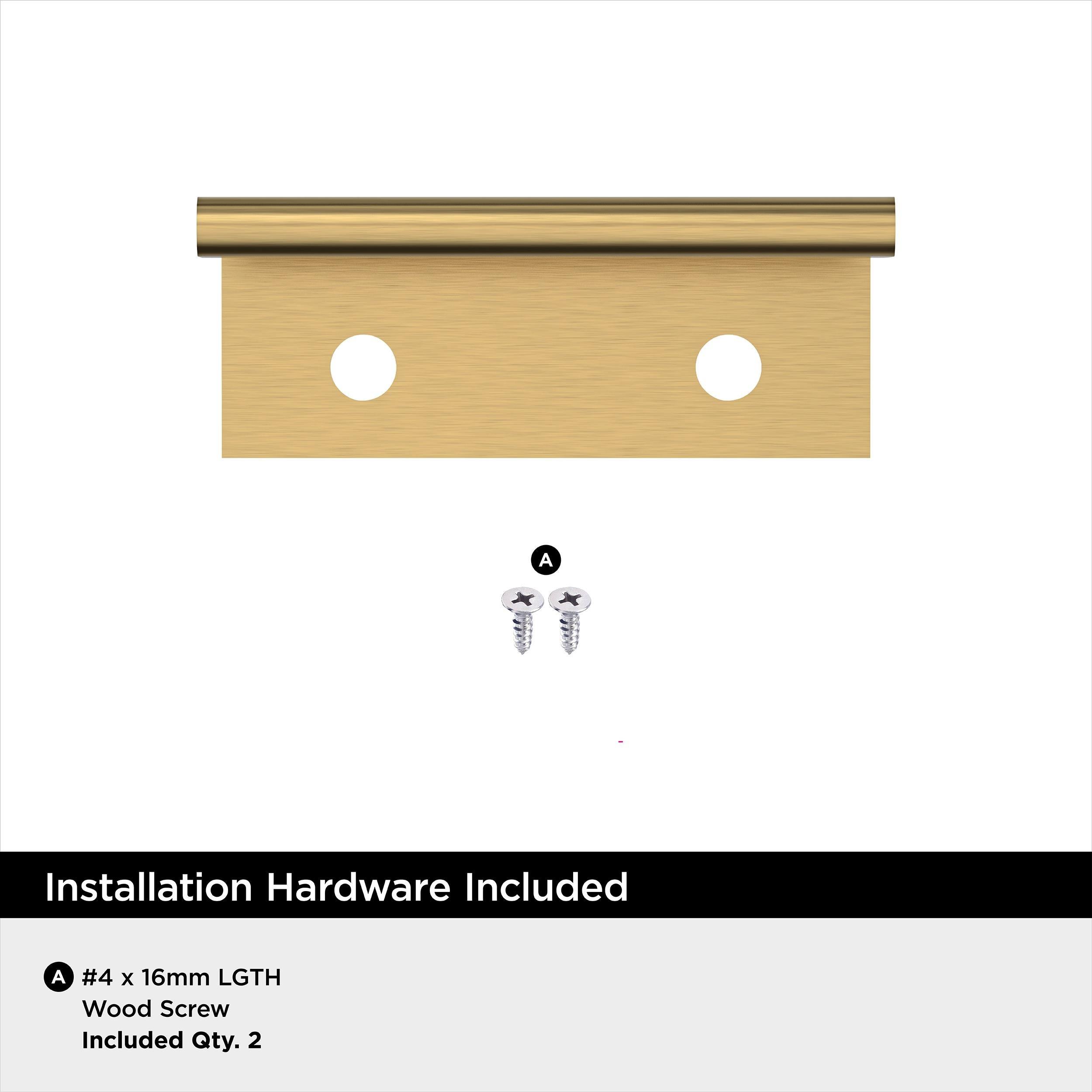 EVERYDAY MODERN 1-3/4 IN LENGTH CHAMPAGNE BRONZE CABINET EDGE PULL CHBR 