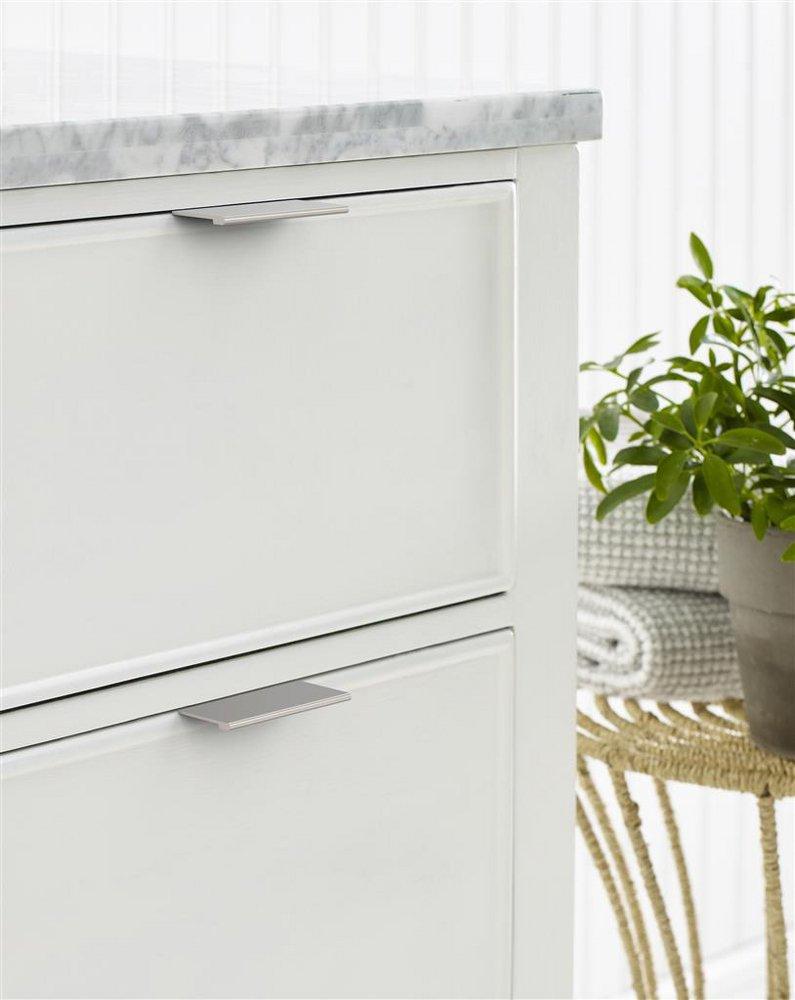 Amerock Satin Nickel 3 in. Edge Pull 