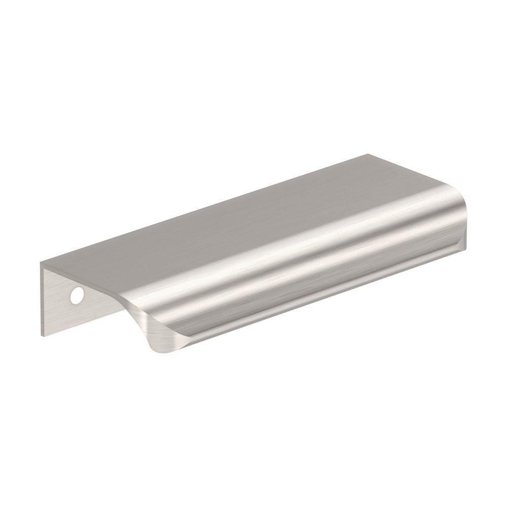 EVERYDAY MODERN 4 IN LENGTH SATIN NICKEL CABINET EDGE PULL SN 